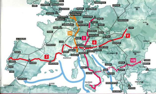 rete transeuropea di trasporti