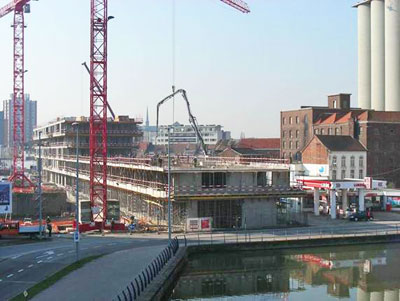 Energy-hub for residential and commercial districts and transport